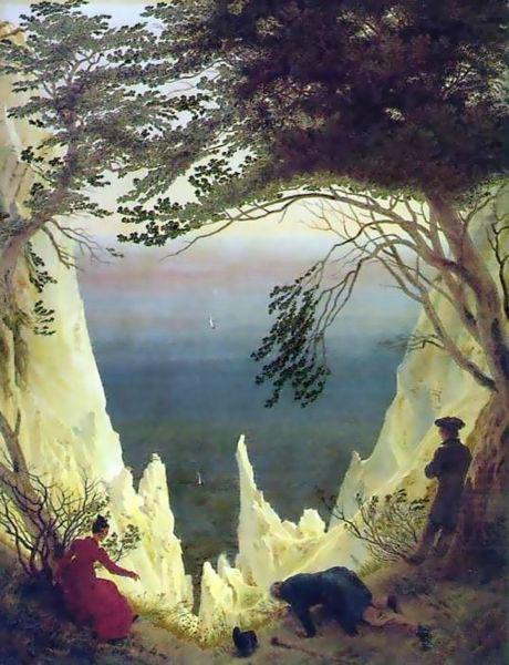 Caspar David Friedrich Chalk cliffs on Rugen by Caspar David Friedrich china oil painting image